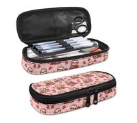 YUDINGFIN Sloth Pencil Case, Pink Adorable Pen Pouch Convenient to Take Out Large Capacity Design Not Shrink After Washing Lovely Appearance Stylish Classroom Stationery Organizer Bag for Teens
