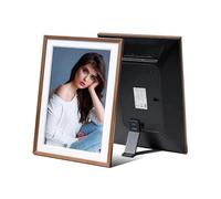 YUDIZWS Electronic Photo Frame 10.1inch Wifi Digital Photo Frame With 32gb Internal Memory Hd Ips Touchscreen Electronic Digital Frame Share Picture And Video Instantly Via Usb Or App,Brown,10.1