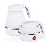 YudouTech Foldable Electric Kettle, Camping Kettle, Mini Travel Silicone Electric Water Boiler, Tea Coffee Maker, Portable Coffee Kettle with Separable Power Cord for Outdoor Hiking Camping