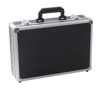 YUE JJXN Phone Lock Box, Multi Functional Cell Phone Locker, Made of Aluminum Alloy, with Lock, Internal Sponge Protection, Sturdy and Durable(Black)