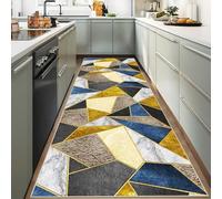 YUEAENK Hallway Runner Rugs 110 x 300 cm Non Slip Washable Very Long Hallway Hall Runner Narrow Rugs Long Entryway Rug Kitchen Carpet Runner Carpet Runners for Entryway Kitchen Bedroom Laundry Room