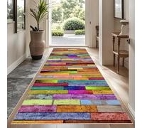 YUEAENK Long Runner Rugs for Hallway Non-Slip 40 x 180 cm Hallway Runner Mat Extra Long Washable kitchen runners Entryway Rug Carpet Runner for Kitchen Doorway Laundry Room