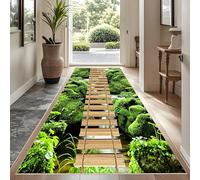 YUEAENK Long Runner Rugs for Hallway Non-Slip 40 x 250 cm Hallway Runner Mat Extra Long Washable kitchen runners Entryway Rug Carpet Runner for Kitchen Doorway Laundry Room
