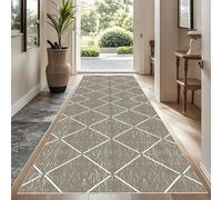 YUEAENK Runner Rugs for Hallway Non Slip 120 x 300 cm Hallway Runner Mat Extra Long Washable Entryway Rug Low Pile Non Shedding Carpet Runner for Kitchen Doorway Laundry Room