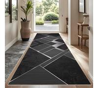 YUEAENK Runner Rugs for Hallway Non Slip 50 x 400 cm Hallway Runner Mat Extra Long Washable Entryway Rug Low Pile Non Shedding Carpet Runner for Kitchen Doorway Laundry Room