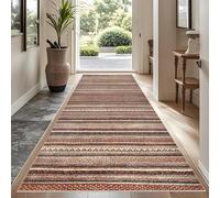 YUEAENK Runner Rugs for Hallway Non Slip 60 x 100 cm Hallway Runner Mat Extra Long Washable Entryway Rug Low Pile Non Shedding Carpet Runner for Kitchen Doorway Laundry Room