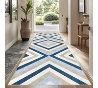 YUEAENK Very Long Hallway Hall Runner Narrow Rugs 120 x 300 cm Rubber Backed Non Slip Machine Washable Very Long Hallway Hall Runner Narrow Rugs Heavy Duty Entrance Mat Kitchen Runners