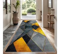 YUEAENK Very Long Hallway Hall Runner Narrow Rugs 50 x 350 cm Rubber Backed Non Slip Machine Washable Very Long Hallway Hall Runner Narrow Rugs Heavy Duty Entrance Mat Kitchen Runners