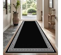 YUEAENK Very Long Hallway Hall Runner Narrow Rugs 80 x 400 cm Rubber Backed Non Slip Machine Washable Very Long Hallway Hall Runner Narrow Rugs Heavy Duty Entrance Mat Kitchen Runners