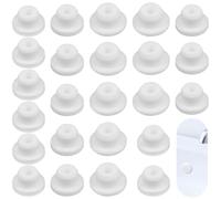 YUEARN 24Pcs Silicone Hole Plug Waterproof Plug Tube Plugs Soft Hole Plug White Bathtub Jet Covers 3 Sizes Fit for 14mm 15mm 16mm Bathtub Hole
