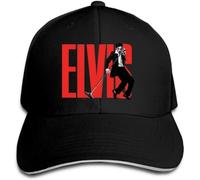 YueBanWan Gorgeous Elvis Aaron Presley Love Me Tender Singer Rucker Hats Black