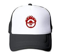 YueBanWan MINUCM Game Fury Road Mad Max War Boy Skull Logo Snapback Hats Black