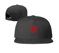 YueBanWan MINUCM Tom Ellis Lauren German Occult Sigil of Lucifer Satanic Snapback Hats Black