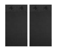 Yuecda 2-pack Women's Bodysuits Extender Snap, Shapewear Bodysuit Crotch Extenders，Adds extra length to tighter clothing Removable and washable (black, two buttons)