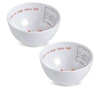 Yuecda 2 Pieces Portion Control Bowl Measuring Bowls Food Measuring Cups Portion Control Containers for Adults Weight Loss Bariatric Diabetes Healthy Eating