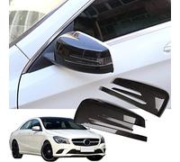 YUECHI for Mercedes Benz A CLA GLA GLK Class W176 W117 X156 X204 Carbon Fiber Side Rear View Mirror Cover Trim