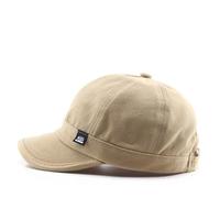 YUECIBAI Baseball Caps Mens Hat Short Brim Baseball Cap Cotton Men Women Soft Vintage Dad Hat Adjustable Trucker Style Low Profile Cap Adjustable 5