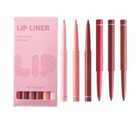 Yuecjian 6 Packs Lip Liner Sets - Stay 24 Hours Waterproof Makeup Revolution Lip Pencil | Long-Lasting Nude Lip Liner Matte Lipstick Set For Women Lip Gloss Sets Matte Lip Liner
