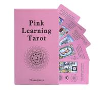 Yuecjian Learning Tarot Cards - Playing Cards Tarot Deck with Guide - Lightweight Learning Accessories Adults Board Game Party Favors for Friends Family Gatherings