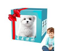 Yuecjian Smart Robot Dog - Realistic Puppy Pet Robot 2025 New AI Emotion Recognition AI Pet Companion Realistic Movement And Barking Tail Puffing, Gives Companionship And emoti-onal support