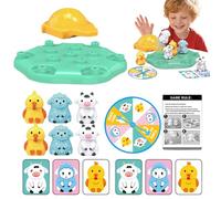 Yuecjian Table Games | Farm Animal Tabletop Strategy Playing Game | Family Exciting Board Toys Parent-Child Interactive for Travel Party Birthday Adults Children Boys Girls Kids 3 Years Old+