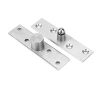 Yuecoom 2-Piece Stainless Steel 360-Degree Rotating Hinge Top-Bottom Pivot Hinge Positioner Concealed Door Axle Rotating (Shaft)