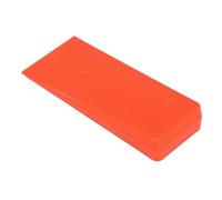 Yuecoom 8 Inch Felling Wedge, Logging Wedge with Spikes Tree Felling Wedge ABS Plastic Wood Splitting Wedge Chainsaw Accessory (Orange)