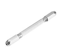 Yuecoom Hand Drill, 0-3mm Mini Micro Manual Gimlet Double End Pin Vice Drill, Hand Twist Chuck Gimlet for Drilling Wood, Linden, Bone Horn