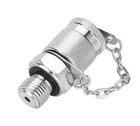 Yuecoom Hydraulic Test Adapter, 63MPa/630BAR Hydraulic Pressure Test Point Testing Coupling Adapter for Hydraulic System Hydraulic Test Coupling Hydraulic Test Accessories (G3/8)