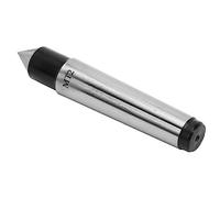 Yuecoom MT2 Half Notched Dead Center, High Carbon Steel Accuracy Smoothly Operation CNC Lathe Center Lathe Center CNC Tools