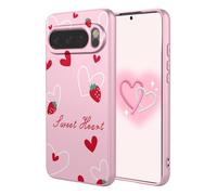 YUECXIN Case for Google Pixel 10/Google Pixel 10 Pro, Ultra thin Liquid Silicone Silky Soft Touch Cute Pattern Girls Cover, with Microfiber Lining Shockproof TPU Bumper Case. AiXin