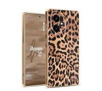 YUECXIN Case for Honor 400, Grace Fashion Cheetah Leopard Print Case for Girls Woman, Support Wireless Charging, Ultra Thin Shockproof Soft TPU Cover. Leopard
