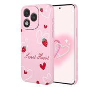 YUECXIN Case for Honor 400 Lite, Ultra thin Liquid Silicone Silky Soft Touch Cute Pattern Girls Cover, with Microfiber Lining Shockproof TPU Bumper Case. AiXin