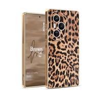 YUECXIN Case for Honor 400 Pro, Grace Fashion Cheetah Leopard Print Case for Girls Woman, Support Wireless Charging, Ultra Thin Shockproof Soft TPU Cover. Leopard