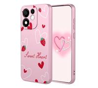 YUECXIN Case for Honor 600 Smart 5G, Ultra thin Liquid Silicone Silky Soft Touch Cute Pattern Girls Cover, with Microfiber Lining Shockproof TPU Bumper Case. AiXin