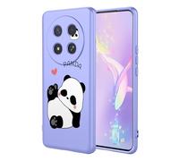 YUECXIN Case for Honor Magic 7 Lite 5G/Magic7 Lite, Ultra thin Liquid Silicone Silky Soft Touch Cute Pattern Girls Cover, with Microfiber Lining Shockproof TPU Bumper Case. XoMao