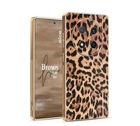 YUECXIN Case for Honor Magic 7 Lite 5G (Magic7 Lite) / X9c, Grace Fashion Cheetah Leopard Print Case for Girls Woman, Support Wireless Charging, Ultra Thin Shockproof Soft TPU Cover. Leopard