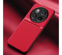 YUECXIN Case for Honor Magic 7 Lite 5G (Magic7 Lite)/X9c, Ultra thin Silky Soft Skin Texture Touch Cover, Simple Stylish Non-Slip Shockproof PU+TPU Silicone Bumper Case Cover. Red