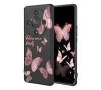 YUECXIN Case for Honor Magic6 Lite 5G/Magic 6 Lite, Ultra thin Liquid Silicone Silky Soft Touch Cute Pattern Girls Cover, with Microfiber Lining Shockproof TPU Bumper Case. HuDie