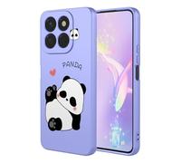 YUECXIN Case for Honor X6c 4G, Ultra thin Liquid Silicone Silky Soft Touch Cute Pattern Girls Cover, with Microfiber Lining Shockproof TPU Bumper Case. XoMao