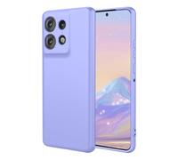 YUECXIN Case for Motorola Edge 50 Neo/Edge 60 Neo/ThinkPhone 25, Ultra thin Liquid Silicone Silky Soft Touch Cover, with Microfiber Lining Shockproof TPU Bumper Rubber Girls Women Case. Purple