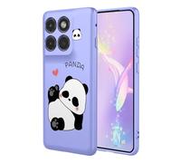 YUECXIN Case for Motorola Moto G56, Ultra thin Liquid Silicone Silky Soft Touch Cute Pattern Girls Cover, with Microfiber Lining Shockproof TPU Bumper Case. XoMao