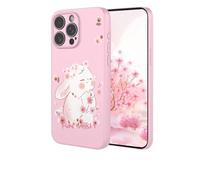 YUECXIN Case for OPPO A6X 4G / 5G, Ultra thin Liquid Silicone Silky Soft Touch Cute Pattern Girls Cover, with Microfiber Lining Shockproof TPU Bumper Case. TuZI