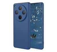 YUECXIN Case for Oppo Find X8 Pro 5G, Ultra thin Liquid Silicone Silky Soft Touch Cover, with Microfiber Lining Shockproof TPU Bumper Rubber Girls Women Case. Blue