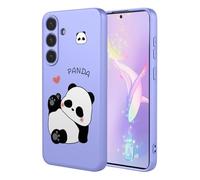 YUECXIN Case for Samsung Galaxy A17 5G/4G, Ultra thin Liquid Silicone Silky Soft Touch Cute Pattern Girls Cover, with Microfiber Lining Shockproof TPU Bumper Case. XoMao