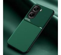 YUECXIN Case for Xiaomi Poco X7 Pro, Ultra thin Silky Soft Skin Texture Touch Cover, Simple Stylish Non-Slip Shockproof PU+TPU Silicone Bumper Case Cover. Green