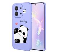 YUECXIN Case for Xiaomi Redmi 15C 5G/4G/Poco C85, Ultra thin Liquid Silicone Silky Soft Touch Cute Pattern Girls Cover, with Microfiber Lining Shockproof TPU Bumper Case. XoMao