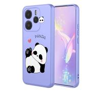 YUECXIN Case for Xiaomi Redmi Note 14 5G, Ultra thin Liquid Silicone Silky Soft Touch Cute Pattern Girls Cover, with Microfiber Lining Shockproof TPU Bumper Case. XoMao