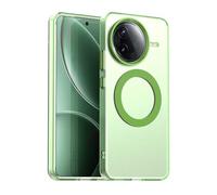 YUECXIN Magnetic Case for Xiaomi Poco F7 Pro Compatible with Magsafe, Support Wireless Charging, Slim Translucent Matte Cover, Soft Shockproof TPU Silicone Case. Green