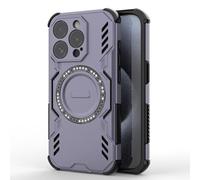 YUECXIN Magnetic Case for Xiaomi Redmi 17 5G Compatible with Magsafe Support Wireless Charging, Military Grade Shockproof Drop-Proof Armor Heavy Duty Cover. Purple